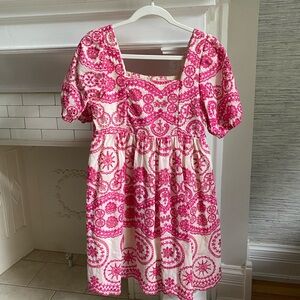 Pink Patterned Dress